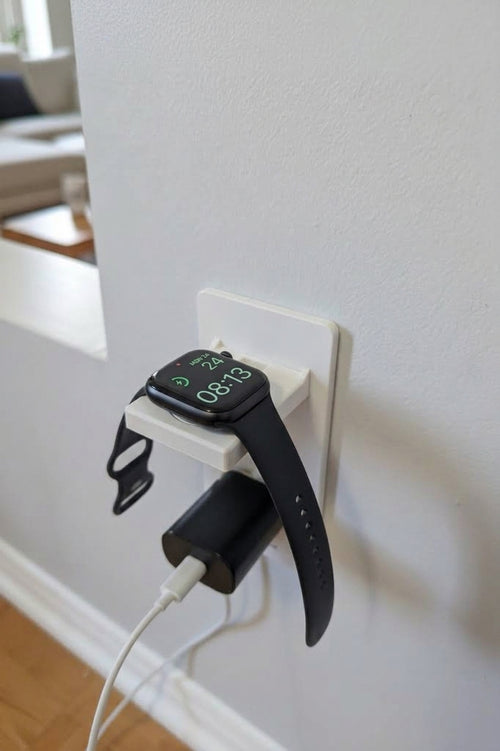 Apple Smart Watch - Wall mount white - CaliperLab