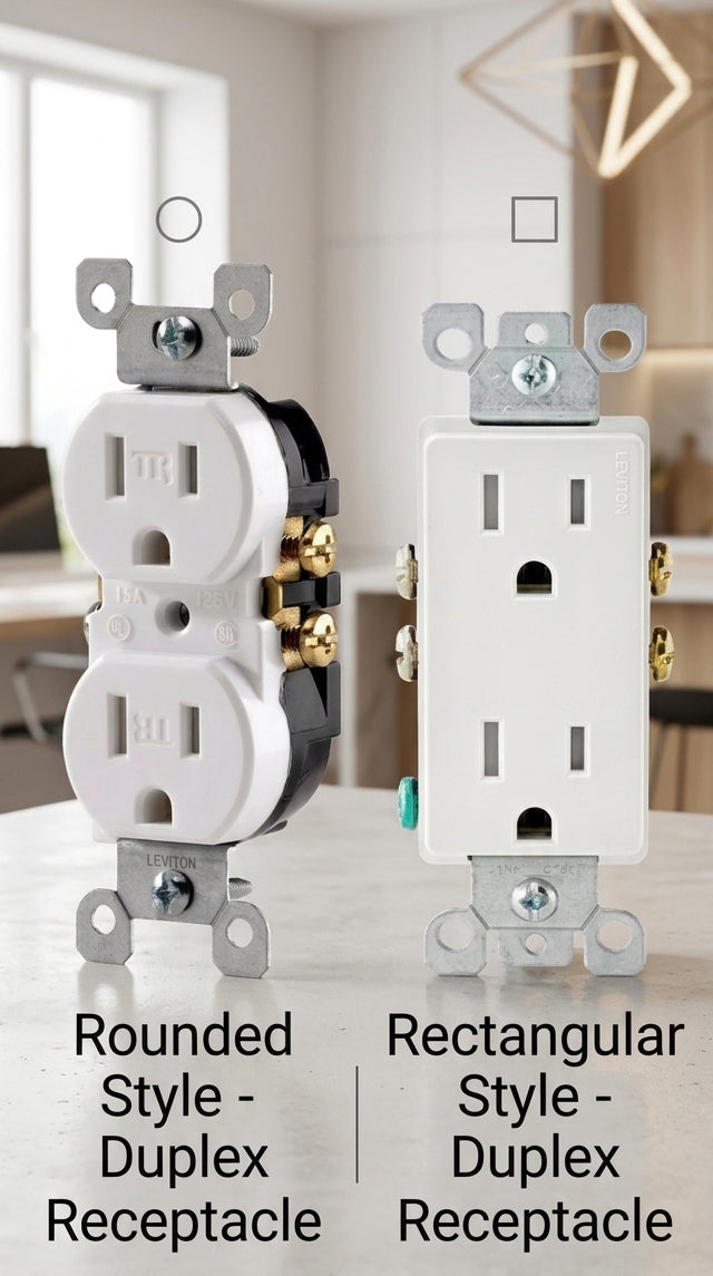 Modern Power Outlet Cover (Base)