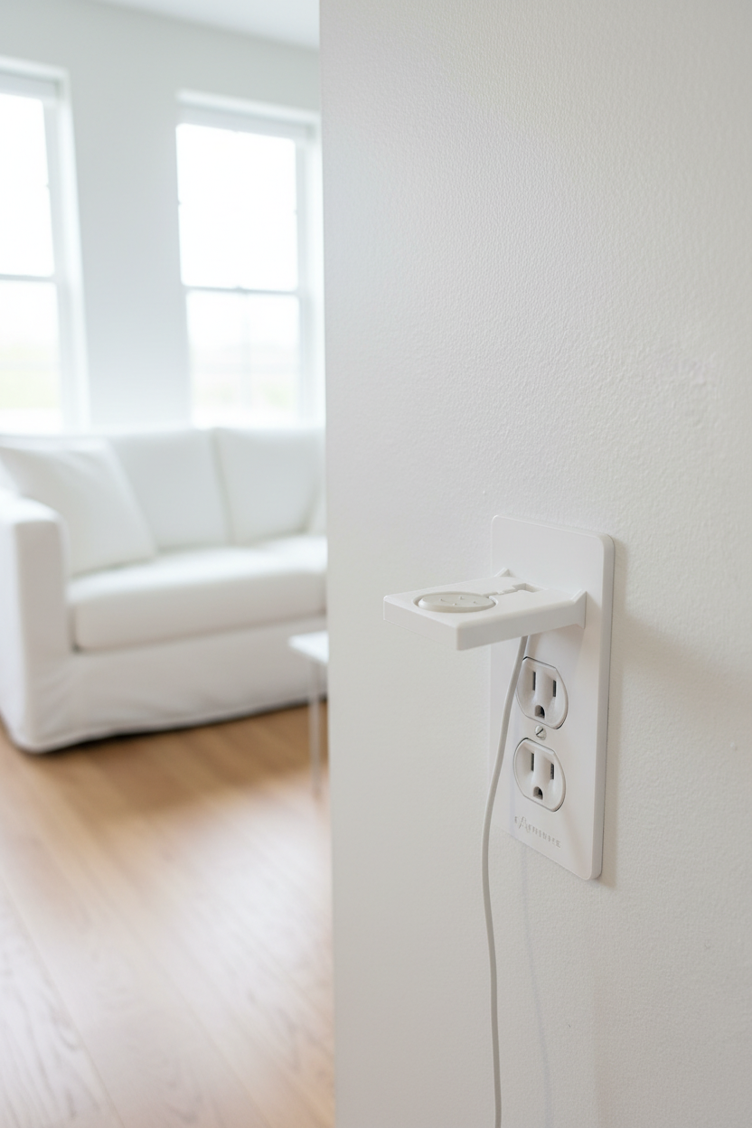 Google Pixel Watch - Wall mount white - CaliperLab